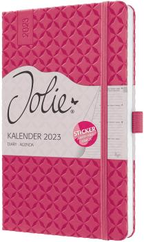 JOLIE Wochenkalender A5 2024 J4105 fuchsia pink,2S/1W,d/gb/f/nl