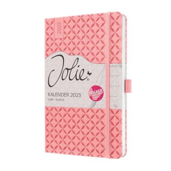 JOLIE Wochenkalender A5 2024 J4111 rose pink, 2S/1W,d/gb/f/nl