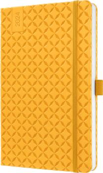 JOLIE Wochenkalender A5 2024 J4117 mango yellow, d/e/f/n, 2S/W