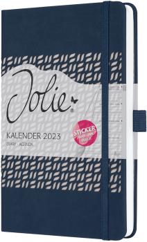 JOLIE Wochenkalender A5 2024 J4205 midn. blue, 2S/1W,d/gb/f/nl