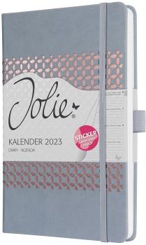 JOLIE Wochenkalender A5 2024 J4209 glacier grey,2S/1W,d/gb/f/nl