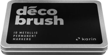 KARIN Deco Brush Metallic 28Z1 Metall Box 10 Stück