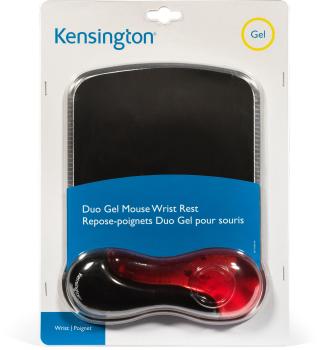 KENSINGTON Gel-Mousepad Duo 62402 blk/red