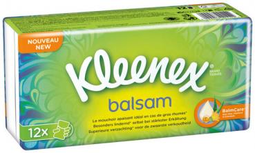 KLEENEX Taschentücher Balsam 18593 4-lagig 12 Stück