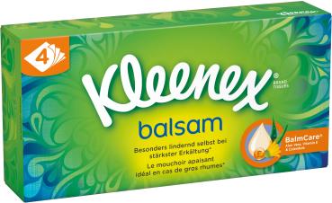 KLEENEX Kosmetiktücher Box Balsam 3390605 60 Stück