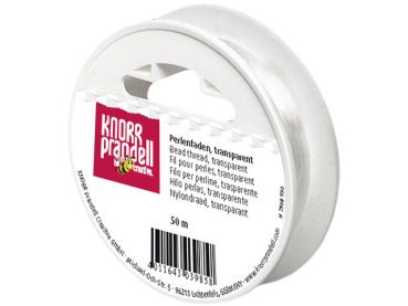 KNORR PRANDELL Perlonfaden 50mx0,50mm 8048509 weiss