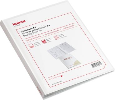 KOLMA Sichtbuch Vario KolmaFlex A4 03.746.16 weiss, für 40 Taschen