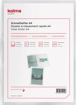 KOLMA Schnellhefter Vario A4 11.008.00 transparent,KolmaFlex 80 Blatt