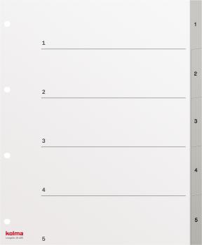 KOLMA Register PVC XL A4 19.405.03 1-5