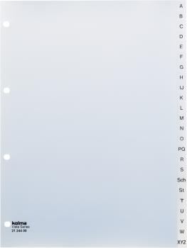 KOLMA Register transparent A4 21.244.00 A-Z