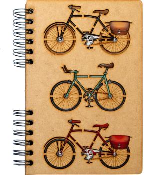 KOMONI Notizbuch Vintage bikes A5 VINF5G liniert 90 Blatt