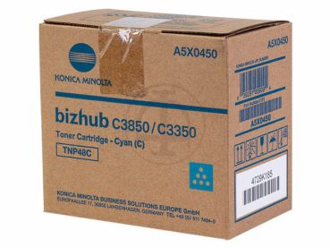 KONICA MINOLTA Toner TNP48C cyan A5X0450 Bizhub C3850 10'000 Seiten