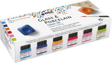 KREUL Glas-Porzellanmalfarben 16604 Color Living 6x20ml