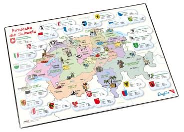 LÄUFER Schreibunterlage 45344 Entdecke die Schweiz