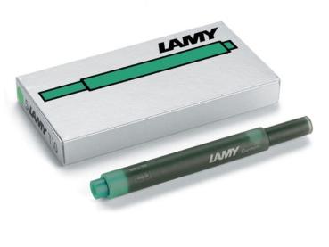 LAMY Tintenpatrone T 10 1211478 grün 5 Stück