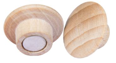 LEGAMASTER Magnet WOODEN 25mm 7-181725 Holz 5 Stück