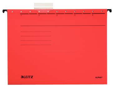 LEITZ Hängemappe Alpha A4 19853025 rot 5 Stück