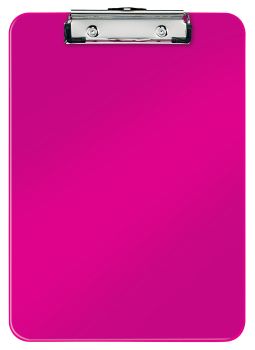 LEITZ Klemmbrett WOW PS A4 39710023 pink 80 Blatt