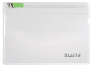 LEITZ Zip-Verschlusstasche XS 40060000 transparent 2 Stück