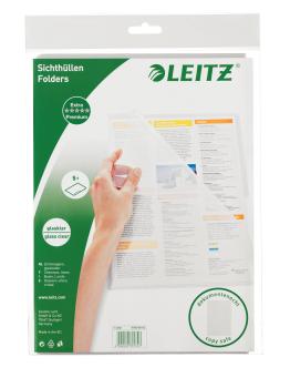 LEITZ Premium Sichthülle PVC A4 41006003 transparent 5 Stück