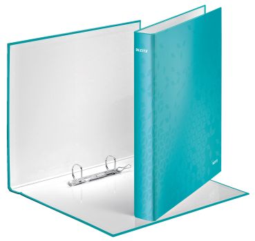 LEITZ Ringbuch WOW A4 42410051 eisblau