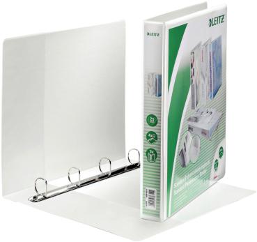 LEITZ Präsentationsringbuch A4 42840001 weiss 4R 25mm