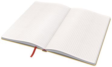 LEITZ Notizbuch Cosy A5 4454-00-19 kariert, 90g gelb