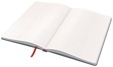 LEITZ Notizbuch Cosy A5 4481-00-89 liniert, 90g grau