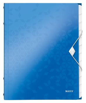 LEITZ Ordnungsmappe WOW PP A4 46340036 blau 12-teilig