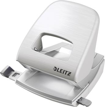 LEITZ Bürolocher NewNeXXt Metall 50060004 arktik weiss 30 Blatt