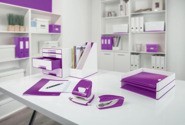 LEITZ Bürolocher NewNeXXt Metall 50081062 violett für 30 Blatt