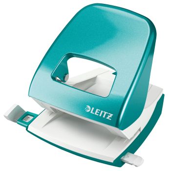 LEITZ Bürolocher NewNeXXt WOW 5.5mm 50082051 eisblau für 30 Blatt