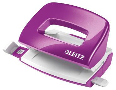 LEITZ Locher NewNeXXt 5060 WOW 50601062 violett , 10 Blatt mini