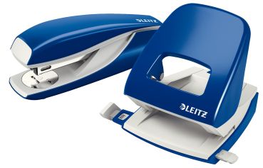 LEITZ Locher/Hefter WOW 5095-12-36 blau, Bundle