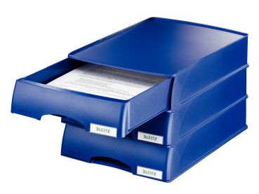 LEITZ Plus Briefkorb A4 52100035 blau