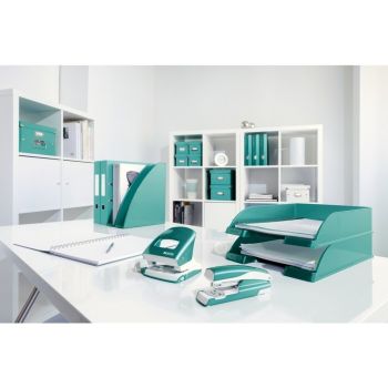 LEITZ Briefkorb WOW A4 52263051 eisblau