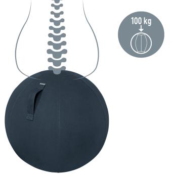 LEITZ Sitzball 5279-00-89 grau Ø65cm 1 Stk