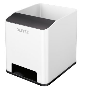 LEITZ Sound Stifteköcher WOW 5363-10-95 weiss/schwarz