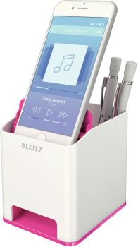 LEITZ Sound Stifteköcher WOW 53631023 pink