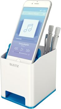 LEITZ Sound Stifteköcher WOW 53631036 blau