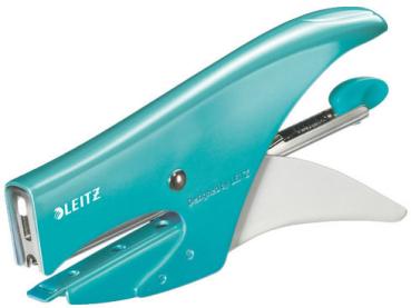 LEITZ Heftzange WOW 1.5mm 55312051 eisblau für 15 Blatt