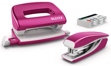 LEITZ Locher/Hefter NewNeXXt 55612023 pink Set