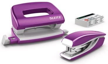 LEITZ Locher/Hefter NewNeXXt 55612062 violett Set