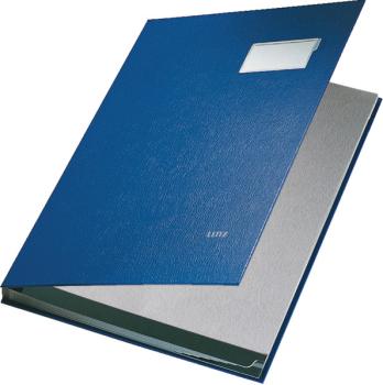 LEITZ Unterschriftsmappen 57010035 blau 10 Fächer