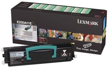 LEXMARK Toner-Modul return schwarz E250A11E E250/350/352 3500 Seiten