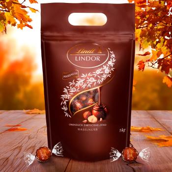 LINDT Lindor Kugeln 639036 Haselnuss 1000g