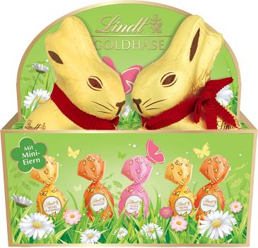 LINDT Goldhase Nest 668656 assortiert 200g