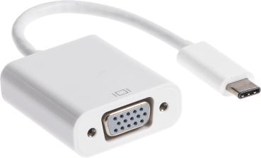 LINK2GO Adapter C Type - VGA AD6211WP male-female, 15cm