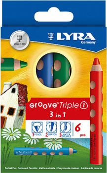 LYRA Farbstifte Groove 3831060 6 Farben