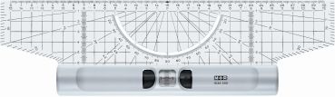 M+R Rolllineal Acryl 30cm 15300000 Winkelmesser Lupe